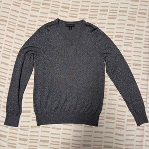 Banana Republic Charcoal V-Neck Sweater